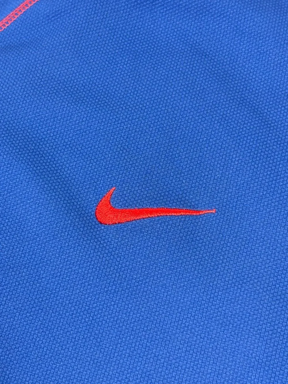 Vintage Nike Team Fit Dry XL Chicago Cubs Kosuke Fukudome Blue Stitched Jersey
